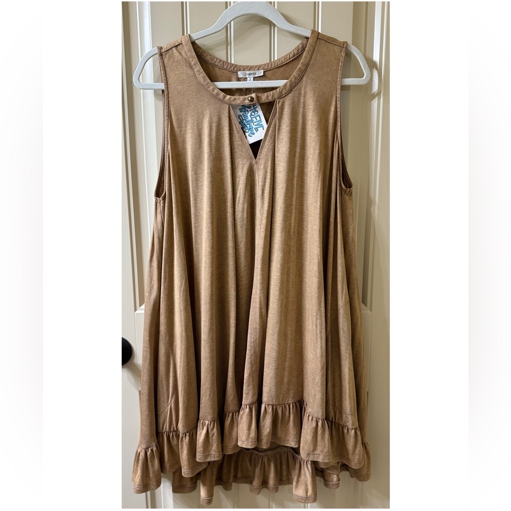 JODIFL Ruffled Tunic Dress